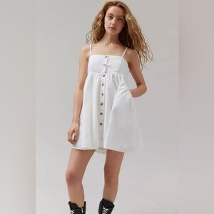 UO BDG Theo Babydoll Mini Dress